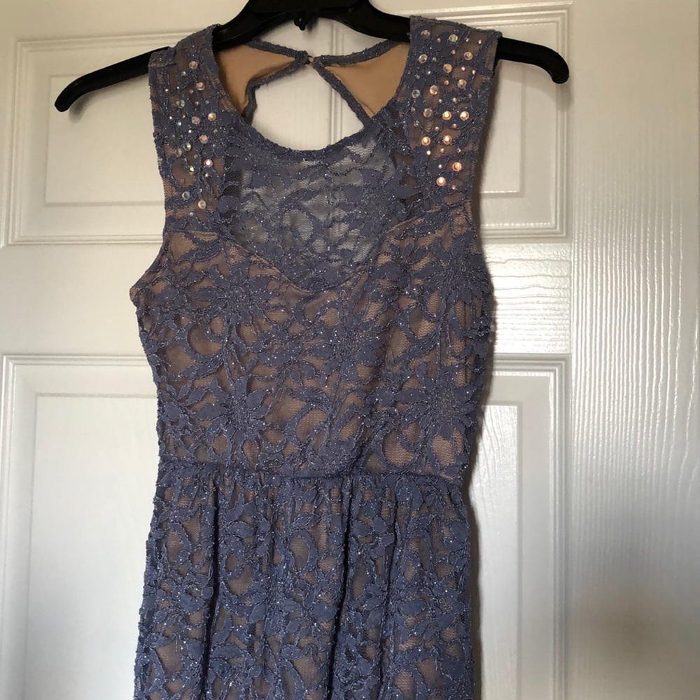 Bluish Grey dress